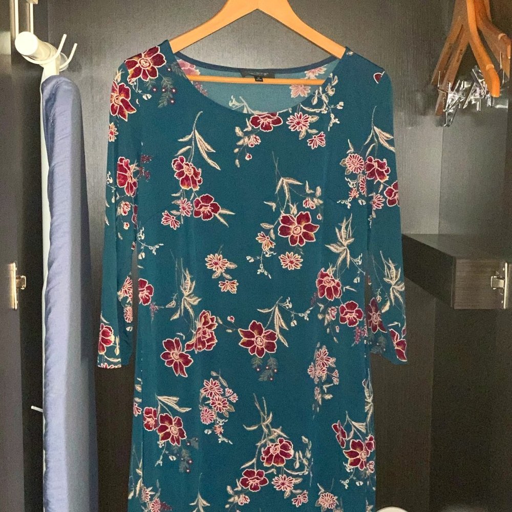 Blue Floral Dress